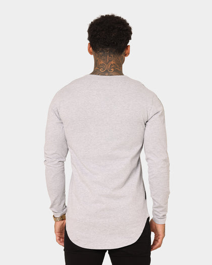 Saint Morta Rev Tape El Duplo Long Sleeve T-Shirt Grey/Black