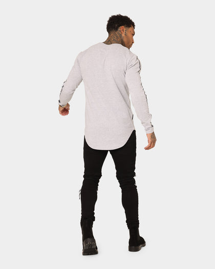 Saint Morta Rev Tape El Duplo Long Sleeve T-Shirt Grey/Black