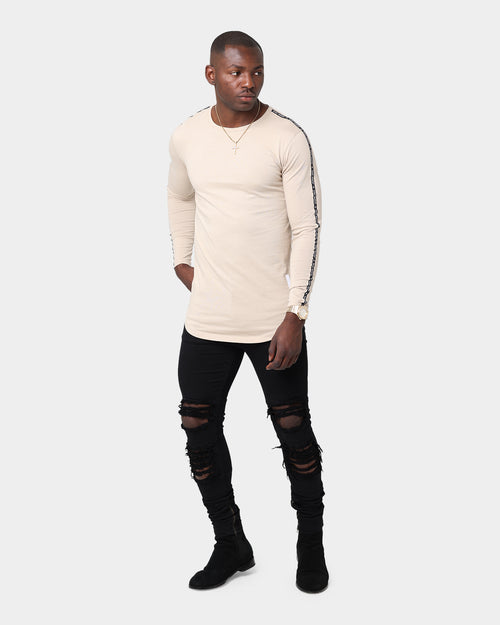 Saint Morta Rev Tape El Duplo Long Sleeve T-Shirt Stone/Black