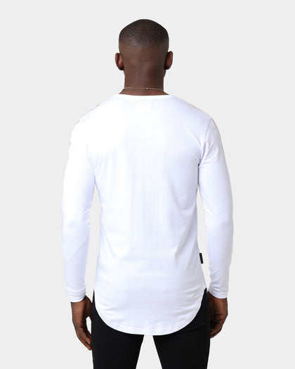 Saint Morta Rev Tape El Duplo Long Sleeve T-Shirt White/Red