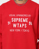 Supreme X WTAPS Crewneck Red