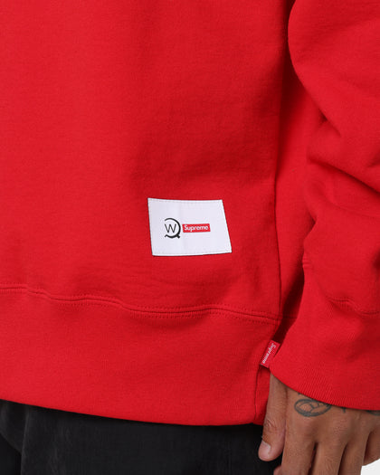 Supreme X WTAPS Crewneck Red