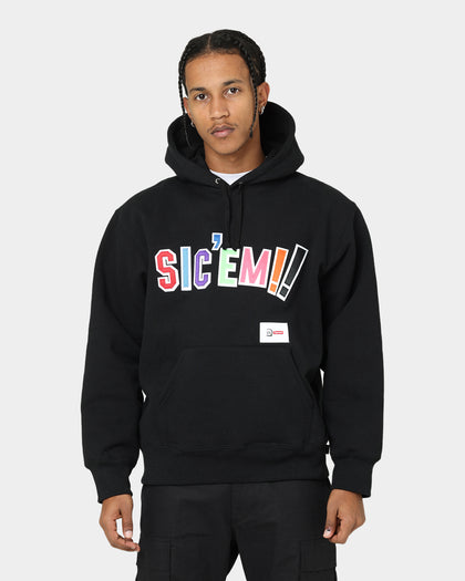 Supreme X WTAPS Sic Em Hoodie Black