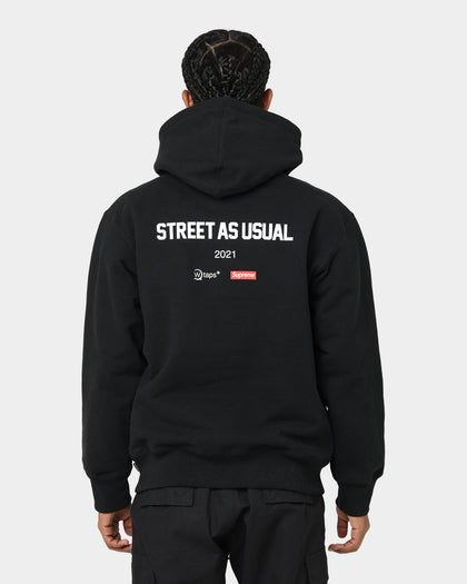 Supreme X WTAPS Sic Em Hoodie Black
