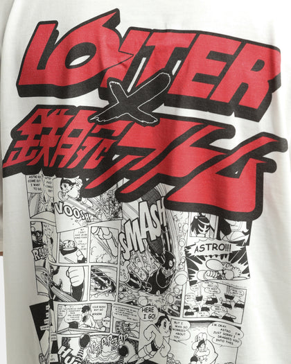 Loiter Loiter X Astro Boy Astro Cyber Vintage T-Shirt Off White