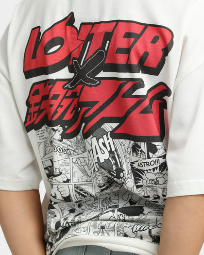Loiter Loiter X Astro Boy Astro Cyber Vintage T-Shirt Off White
