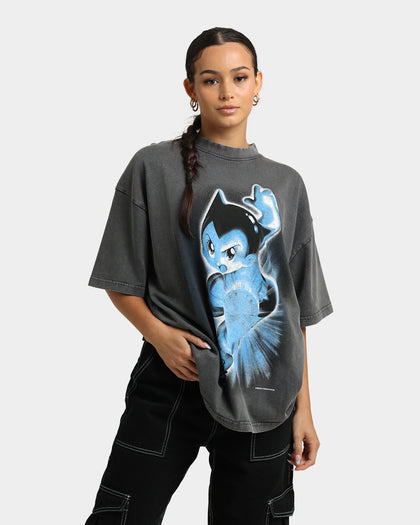 Loiter Loiter X Astro Boy Astro Vintage T-Shirt Charcoal
