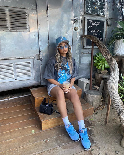 Loiter Loiter X Astro Boy Astro Vintage T-Shirt Charcoal