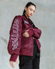 The Anti Order Oblivion Bomber Jacket Dark Burgundy