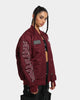 The Anti Order Oblivion Bomber Jacket Dark Burgundy