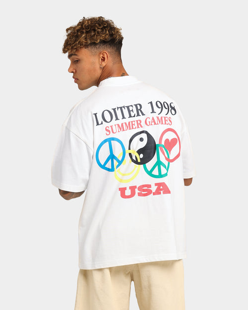 Loiter Tribute T-Shirt Off White