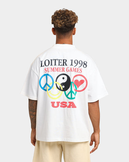 Loiter Tribute T-Shirt Off White
