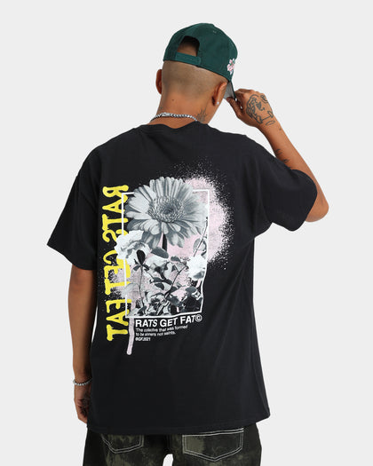 Rats Get Fat Paint Flower T-Shirt
