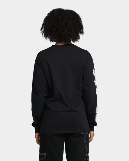 Goat Crew Anime Long Sleeve T-Shirt Black