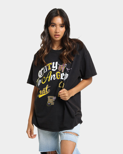 Goat Crew City Of Angels Vintage T-Shirt Black Wash