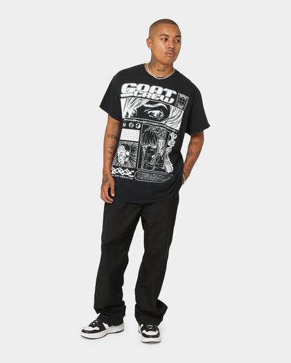 Goat Crew Harajuku Vintage T-Shirt Black Wash