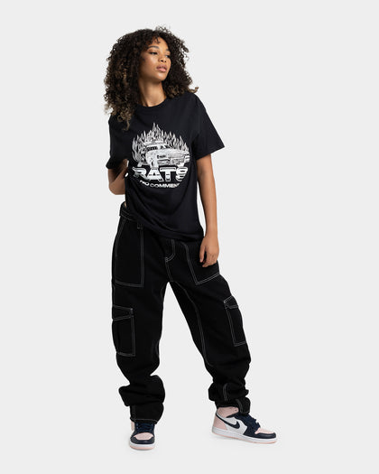 Rats Get Fat No Comment T-Shirt Black