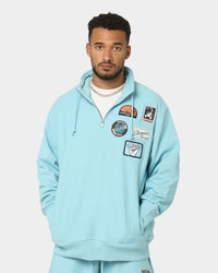 Champion Reverse Weave Destination Quarter Zip Long Sleeve Amazing Aqua