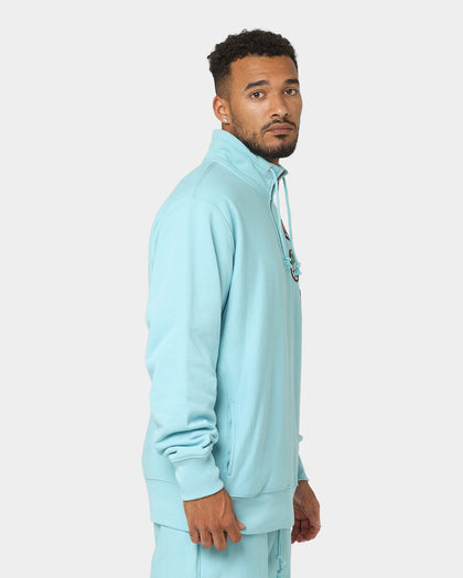 Champion Reverse Weave Destination Quarter Zip Long Sleeve Amazing Aqua
