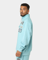 Champion Reverse Weave Destination Quarter Zip Long Sleeve Amazing Aqua