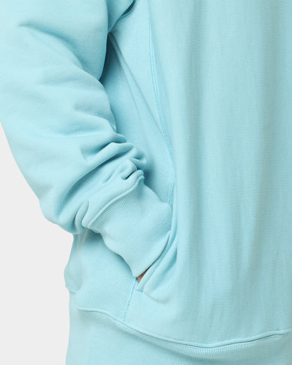 Champion Reverse Weave Destination Quarter Zip Long Sleeve Amazing Aqua