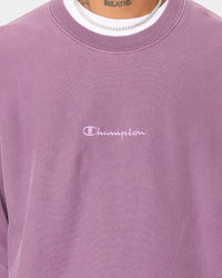 Champion Reverse Weave Garm Dye Crewneck Midnight Aster