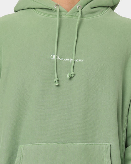 Champion Reverse Weave Garm Dye Hoodie Native Fern Green