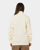 Champion Reverse Weave Terry Quarter Zip Sweater Chalk White