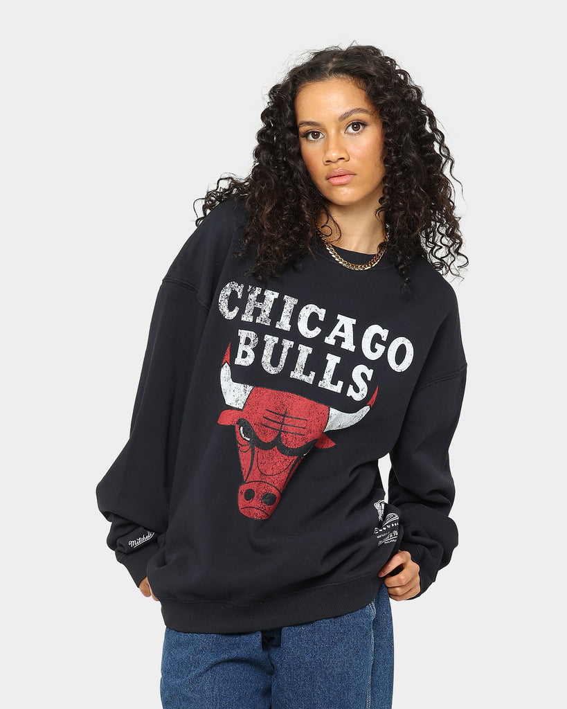 Exclusive Fitted Chicago Bulls Mitchell & Ness Scorer Fleece Crew 2XL