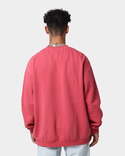 Mitchell & Ness Chicago Bulls Vintage HWC Big LG Crewneck Faded Red