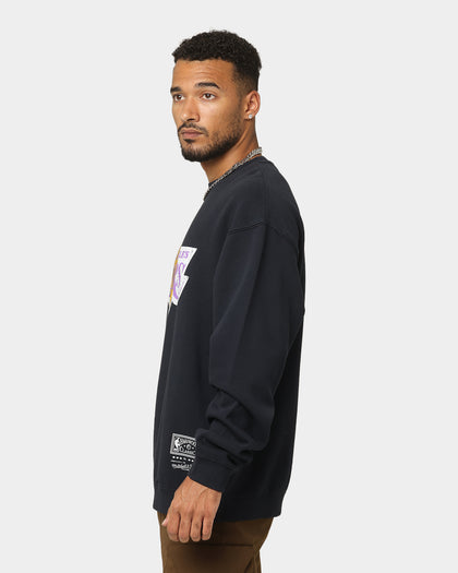 Mitchell & Ness Los Angeles Lakers Vintage HWC Big LG Crewneck Faded Black
