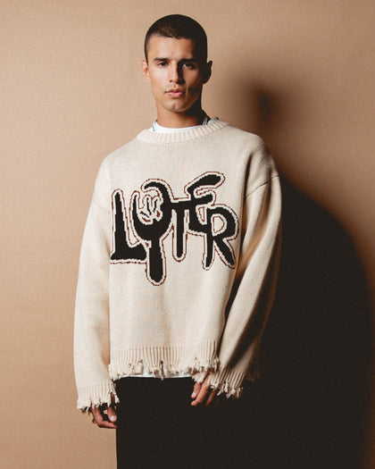Loiter Rodeo Knit Sweater Sand