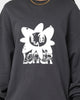 Loiter Utopia Fleur Crewneck Charcoal