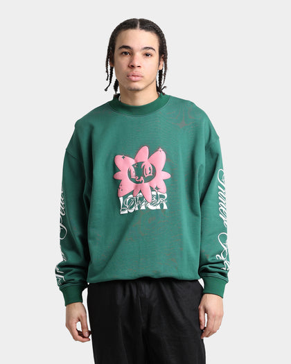 Loiter Utopia Fleur Crewneck Green