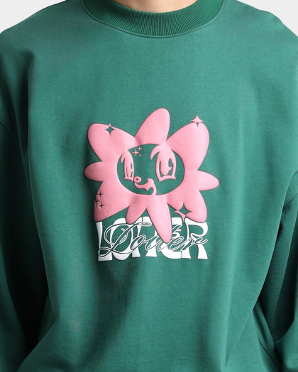 Loiter Utopia Fleur Crewneck Green