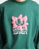 Loiter Utopia Fleur Crewneck Green