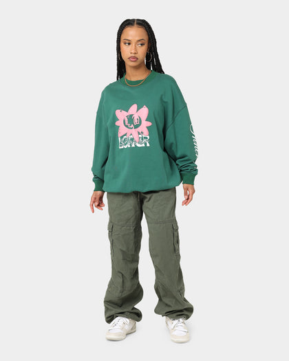 Loiter Utopia Fleur Crewneck Green