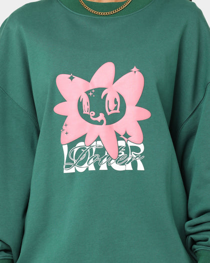 Loiter Utopia Fleur Crewneck Green