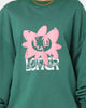Loiter Utopia Fleur Crewneck Green