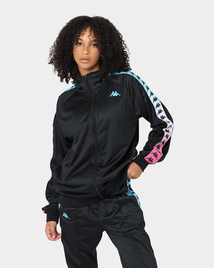 Kappa 222 Banda Anniston Degrade Jacket Black/Turquoise