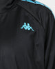 Kappa 222 Banda Anniston Degrade Jacket Black/Turquoise