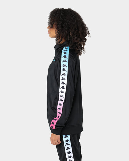 Kappa 222 Banda Anniston Degrade Jacket Black/Turquoise