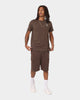 KAPPA Authentic Damian T-Shirt Brown Coffee/Grey