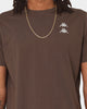 KAPPA Authentic Damian T-Shirt Brown Coffee/Grey