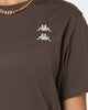KAPPA Authentic Damian T-Shirt Brown Coffee/Grey