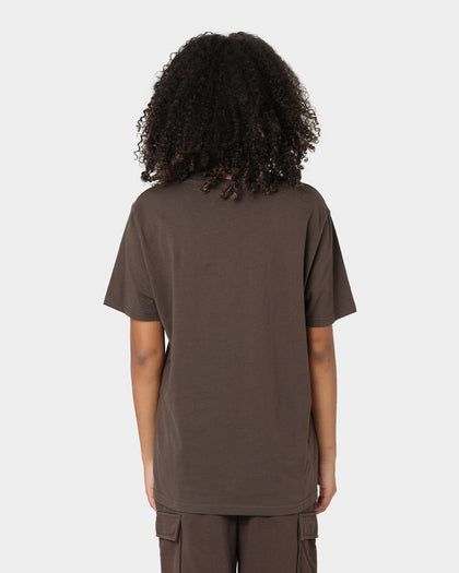 KAPPA Authentic Damian T-Shirt Brown Coffee/Grey