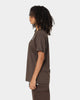 KAPPA Authentic Damian T-Shirt Brown Coffee/Grey