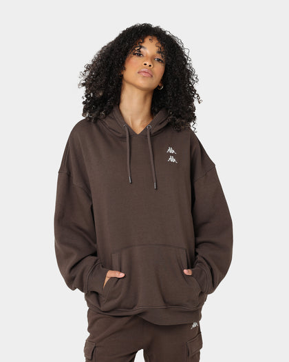 KAPPA Authentic Diran Hoodie Brown Coffee/Grey