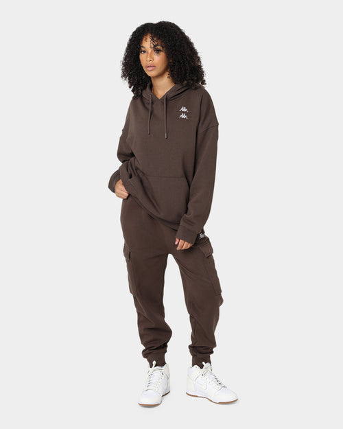 KAPPA Authentic Diran Hoodie Brown Coffee/Grey