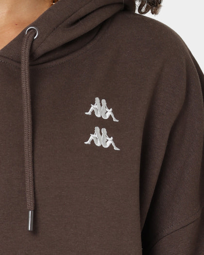KAPPA Authentic Diran Hoodie Brown Coffee/Grey